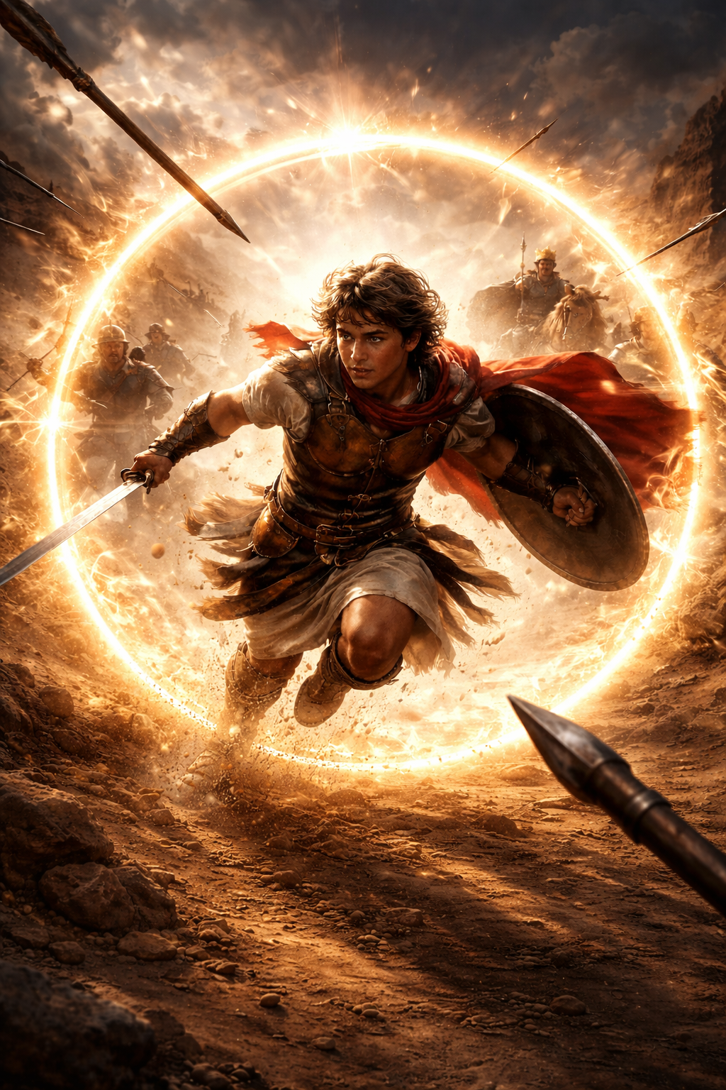 David v ochrannem zlatem kruhu